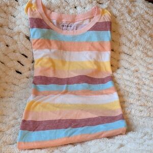 Torrid Multicolor Striped Tee